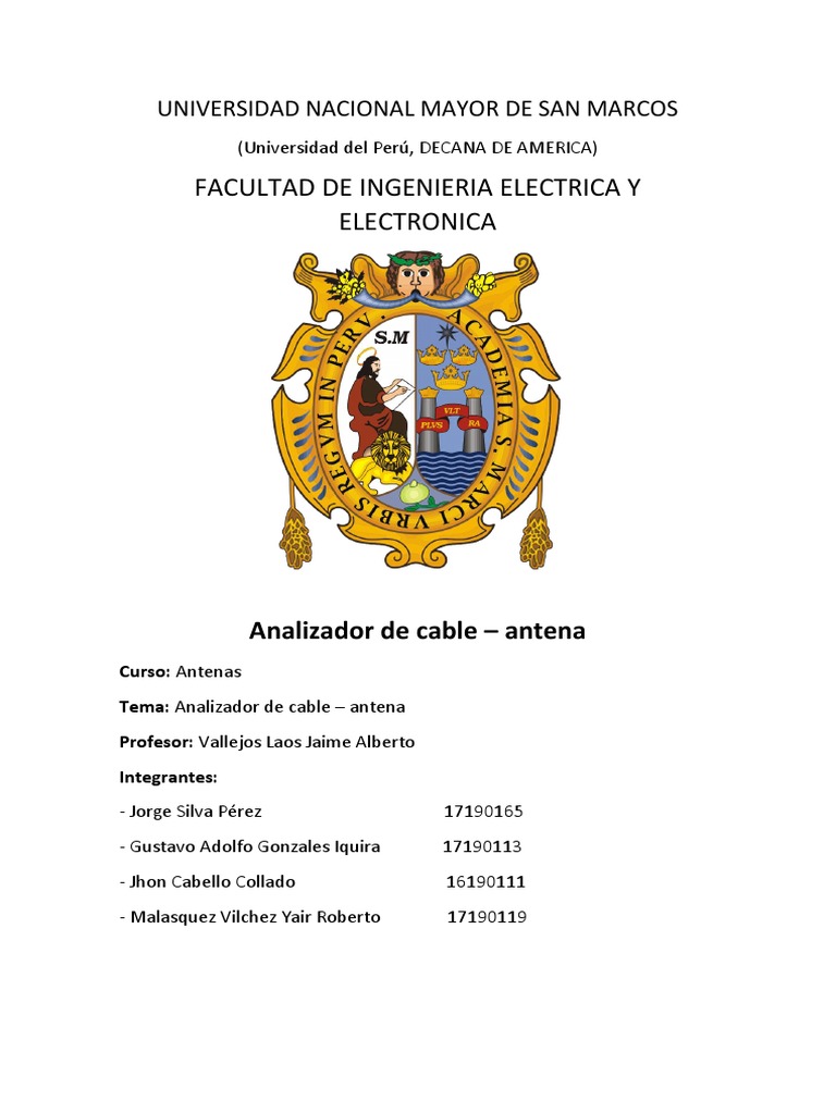 Analizador de Cable y Antena ARITSU S362E | PDF | Antena (Radio) | Medición
