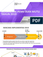 Mekanisme Pemetaan Mutu 2019