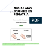 Cirugías Más Frecuentes en Pediatría