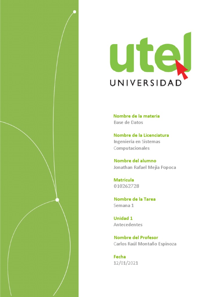 Tarea 1 Bases De Datos Corregida 2 Pdf Mi Sql Bases De Datos