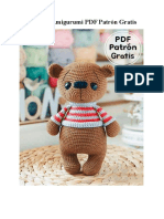 Timka Oso Amigurumi PDF Patron Gratis