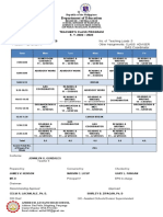 Edited New Shs Teachers Individual Class Program 1st Sem Sy 2022 2023