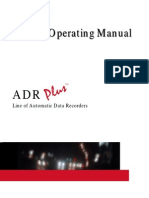 ADR Plus Operating Manual