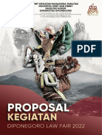 Proposal Kegiatan Diponegoro Law Fair 2022
