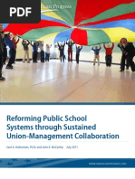 Download Reforming Public School Systems Through Sustained Union-Management Collaboration by Center for American Progress SN59938121 doc pdf