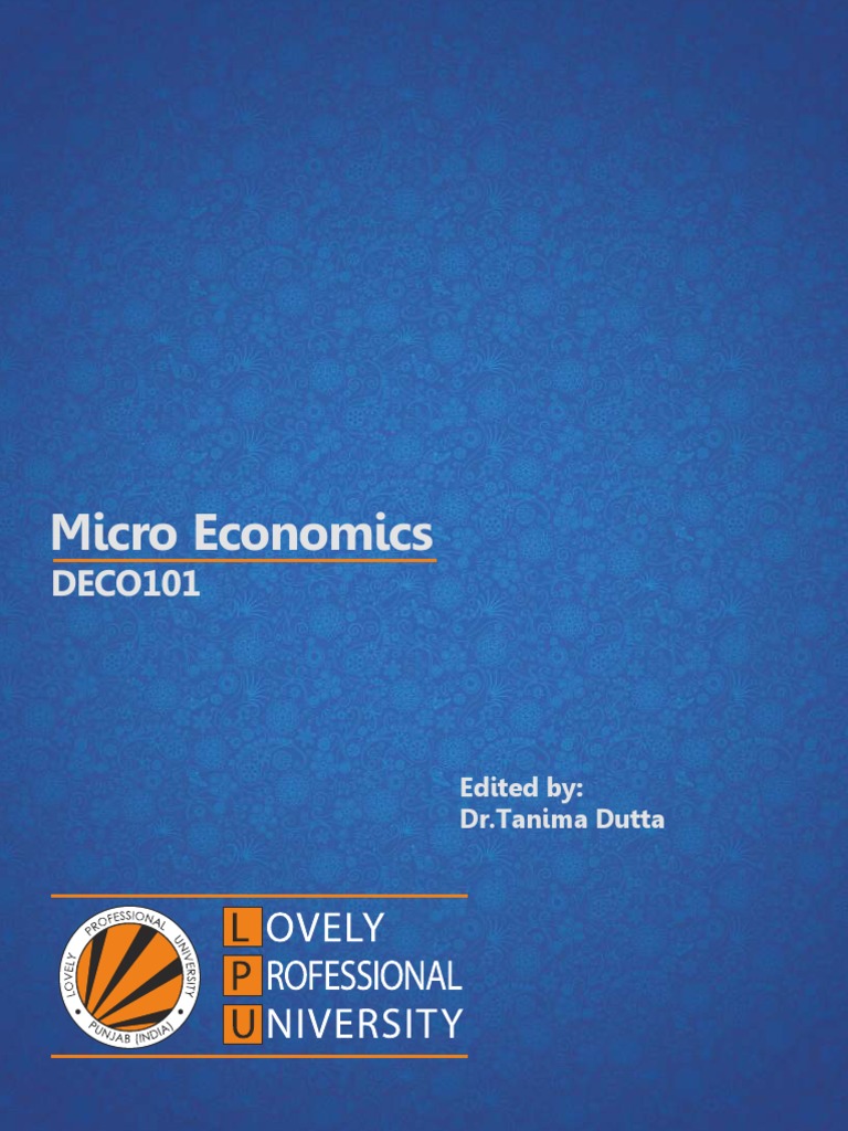 Deco101 micro economics english pdf economics microeconomics