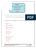 Answers - Lockdown Pure Maths Test 12 - Trockers