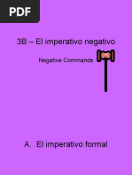 3B - El Imperativo Negativo