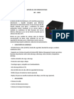 Manual 36v-100a Batería de Litio