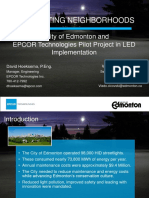 City of Edmonton Illuminating Neighborhoods