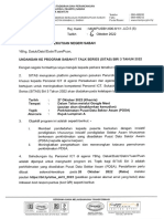 Surat Jemputan Ketua Jabatan Persekutuan Sabah