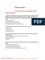 Soal Latihan Pemahaman Dan Post Test Pelatihan Mandiri Topik 18 Profil Pelajar Pancasila