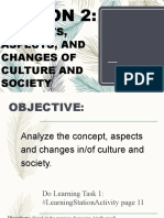 UCSP - Week 2 (Characteristics of Culture)