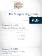W4 - The Simplex Algorithm