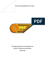 Proposal Sponsorship CIBT CUP 2022