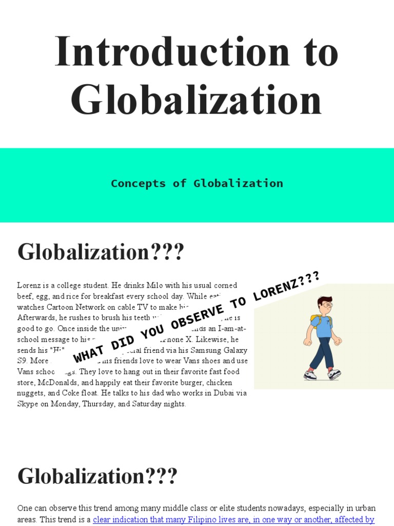 Concepts of Globalization | PDF | Politics | Social Science