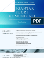 Pengantar Perkuliahan Teori Komunikasi