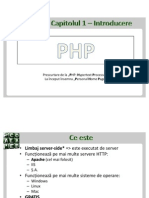 PHP 1 Introducere