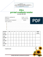 FISA INTERPRETARE TESTE