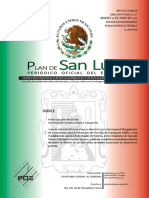 SLP Acuerdo Adecua Convocatoria Otorgamiento Concesiones Prestacion Servicio Transporte Publico Ruleteo San Luis Potosi Soledad SCT (01-Jun-2021)