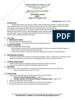 Q1-W1 - Instructional Module and Worksheets On Respiratory System