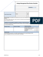 PMF-007-INT-003_02 Design Management Plan Review Checklist