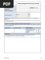 PMF-007-INT-003_02 Design Management Plan Review Checklist