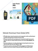 Metode Penentuan Posisi Global (GPS)-Pertemuan 4