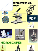 Types of Microscope and Magnification