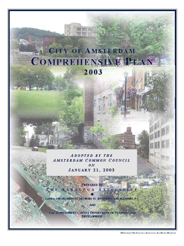 Amsterdam City Comprehensive Plan Pdf Urban Renewal Community