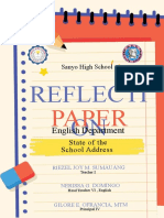 Sumauang Reflection Paper SOSA English Dept.