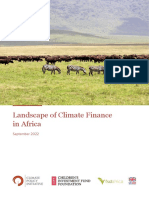 Climate Finance Landscape Africa