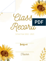 Class Record PDF