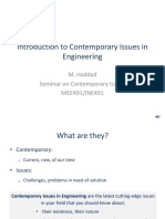 Lecture 1 AUDIO - Introduction Contemporary Issues in Engineering