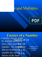 Factors Multiples