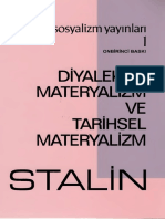 Stalin Diyalektik Materyalizm Ve Tarihsel Materyalizm
