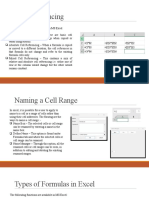 Cell Referencing