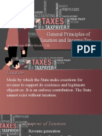 Lecture Topic 1 General Principles of Taxation and Income Tax