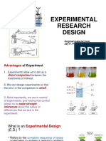 Experimental Design