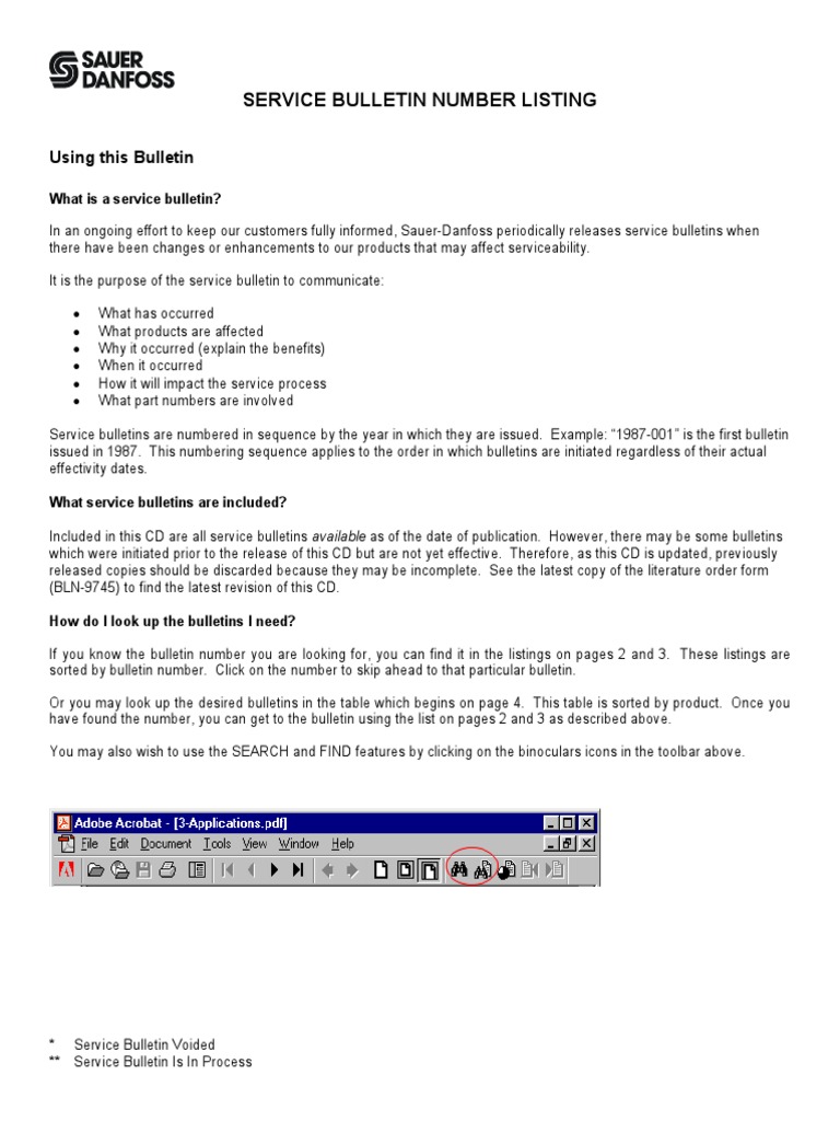 Service Bulletins - BLN-2-41690 - Rev CA - 4-6-2007 | PDF