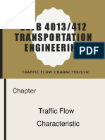 CETB 4013 - Traffic Flow Characteristic 4