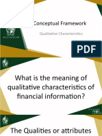 Conceptual Framework - Qualitative Characteristics