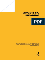 Keith Allan - Linguistic Meaning (2013, Taylor and Francis)