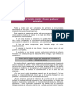 El Amor Principio Medio y Fin Del Quehacer Educativo