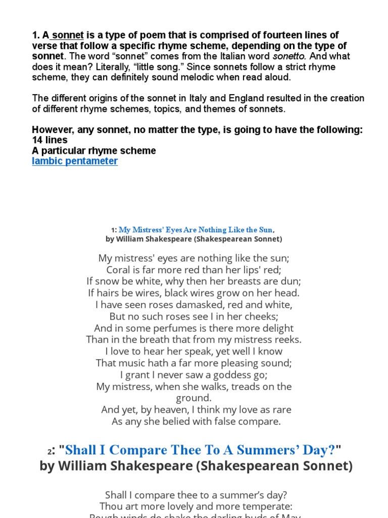 Haiku Sonnet &amp; Spoken Word: Love Poetry Examples Compared