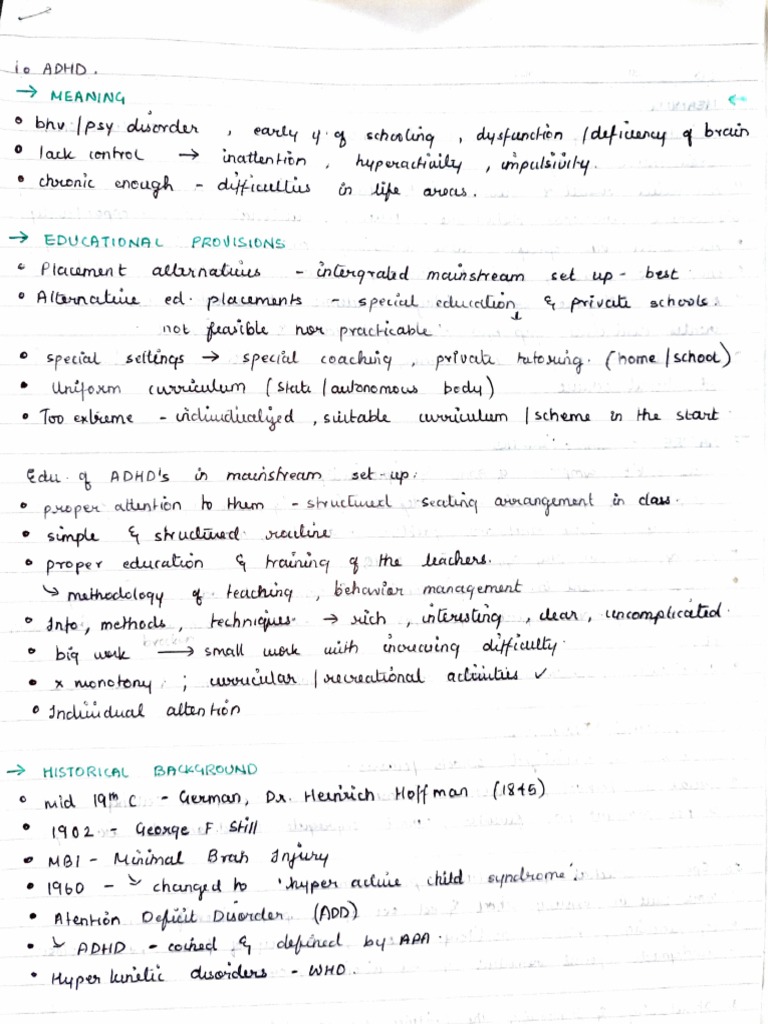 ADHD Educational Strategies | PDF