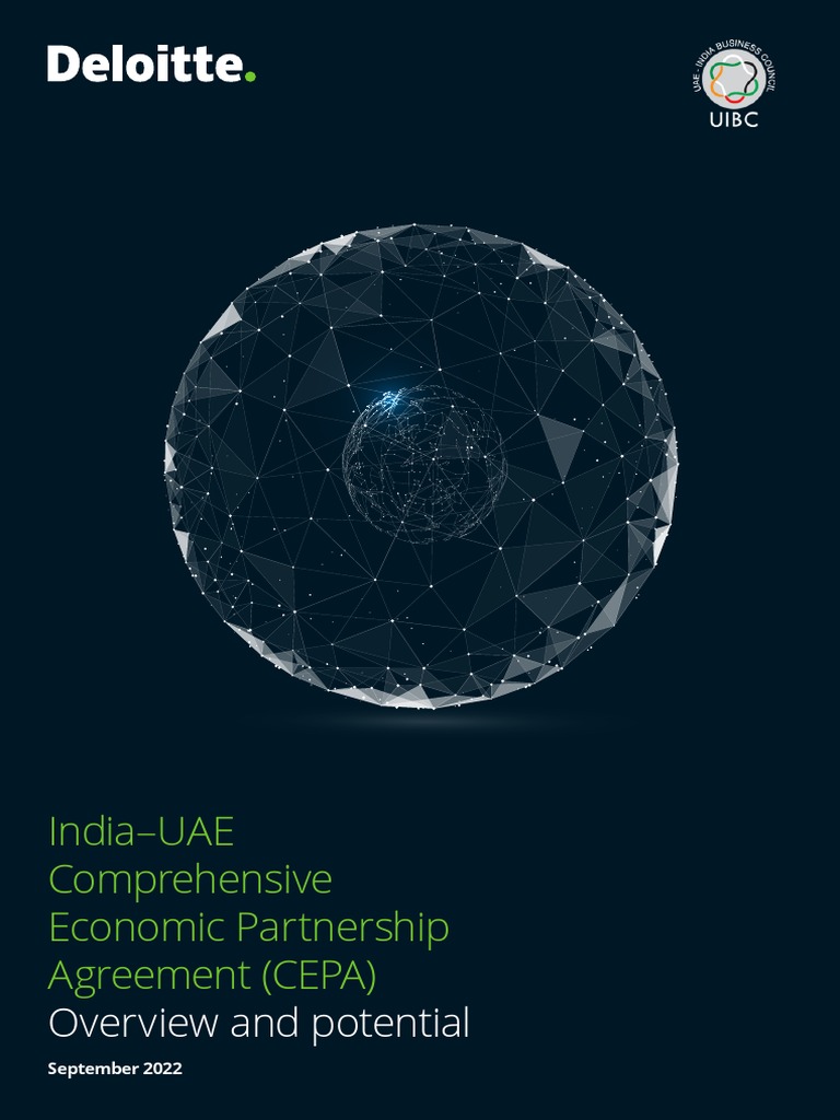 India-UAE CEPA Report 2022 | PDF | United Arab Emirates | Economy Of India