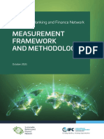 Sustainable Banking Measurement Framework and Methodology