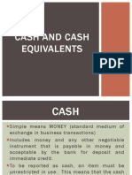 Cash and Cash Equivalents