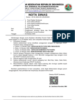 Nota Dinas Seragam Akreditasi 2022